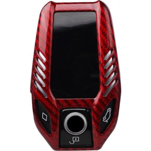 Carbon Fiber Car Key Case Cover Key Shell For BMW 7 Series 730li 740li 750 530 6 Series GT X3