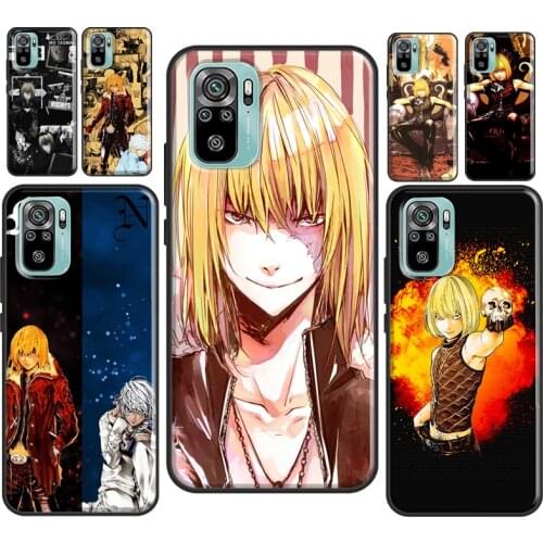 Mello Death Note Anime For Xiaomi Redmi Note 9 Pro 8 8T 9S Note 10 Pro Cover For Redmi 9C 9A 9T K40 Phone Case