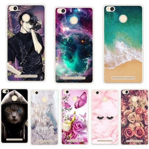 Phone Cases For Xiaomi Redmi 3 Pro 3s Redmi 3s Cover Silicon Phone Back Cover for Xiaomi Redmi 3 Pro Case Redmi 3 S Pro Case