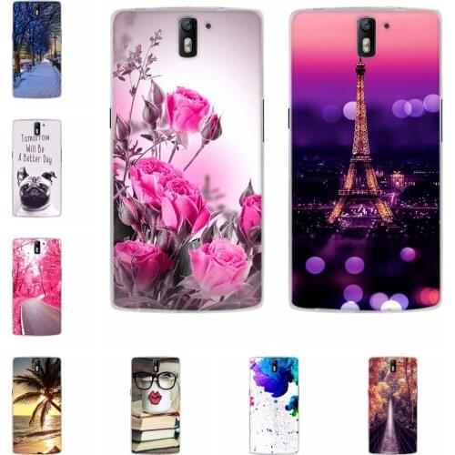 Print Pattern For OnePlus One Case Cover Silicon Soft TPU Back Cover for One plus one 1+ Phone Bags Capa Funda For Oneplus1 Case