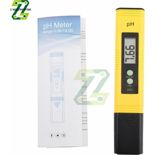 Digital PH Meter Water Quality Purity Temperature Tester Pen LCD PH Meter Pen Of Tester Accuracy 0.01 For Aquarium Pool Water