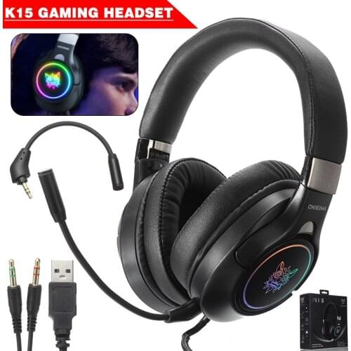 For PS4/Xbox One/PC Laptop 1pc High Quality LED Gaming Headset Noise Canceling Luminous Headphone With Mic Pohiks
