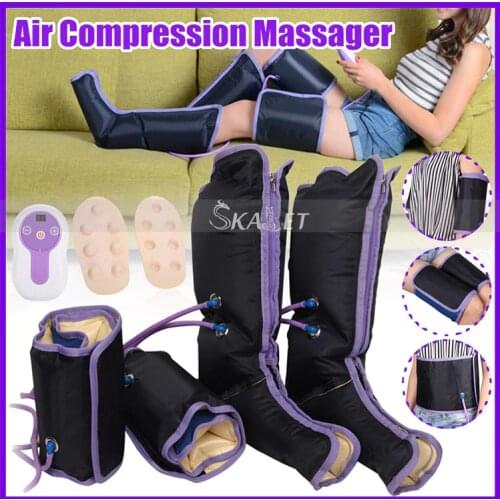 Electric Air Compression Leg Massager Vibration Infrared Therapy Pain Relief Promote Blood Circulation