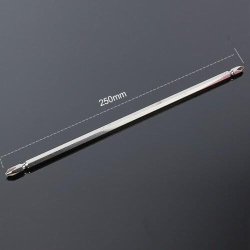 HOEN 1pcs 250mm Magnetic Phillips S2 PH2 Antislip Impact Screwdriver Drill Bits Set Quick Release 1/4" Hex Shank For Power Tool