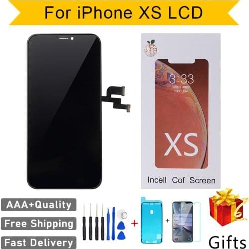 JFJVC AAA++RJ Incell 5.8 LCD for iPhone XS Screen Display Replacement Assembly Digitizer Touch Pantalla Perfect Repair Phone LCD