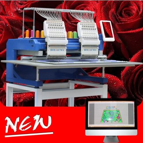 China 10 years service ! Tajima 47 head design free software 2 head embroidery machine price like ZSK HAPPY in France
