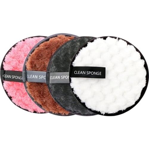 Reusable Makeup Remover Pads Cotton Wipes Microfiber Make Up Removal Sponge Cotton Cleaning Pads Tool