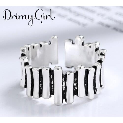 New Hot Sale Exaggerated Adjustable Size Lines Rings For Women Men Girl Party Gifts Minimalist Jewelry 2021