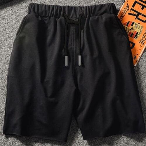 New 2021 Mens Fashion Summer Fitness Casuals Loose Jogging Medium Pants In Solid Color 5 Pants Mens Training Gym Sports Shorts
