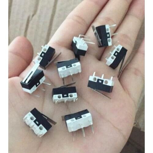 Motor stroke limit small micro switch 1A125V bending feet