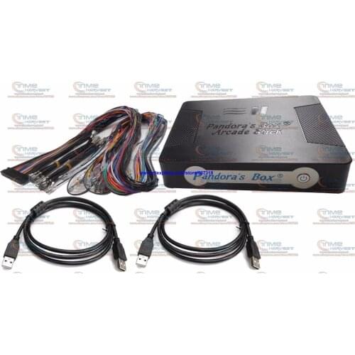 Pandora Box 5 + 2 Player USB Encoder 2 in 1 function 960 games Pandoras Box Arcade Stick with wiring harness HDMI VGA Output
