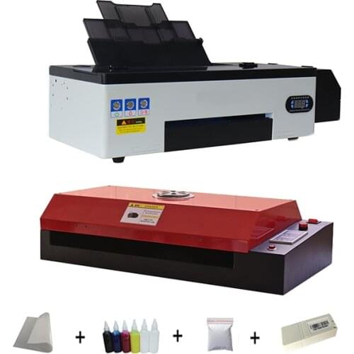 Lxhcoody A3 DTF Printer for Tshirt Clothes Leather Hoodies Jacket Heat Transfer PET Film T shirt Printing Machine