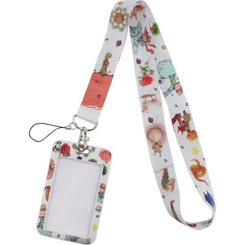 DZ1505 Prince And Fox Lanyards for Key Neck Strap lanyard card ID Badge Holder Gym Key Chain Key Holder DIY Hang Rope Key Rings