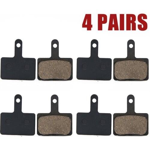 Resin MTB Disc Brake Pads 4 Pairs (8pcs) Bike Part For SHIMANO B01S M375 M395 M446 M485 M486 M416 Deore M515 M525 Bicycle Parts