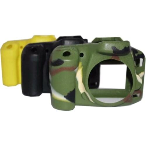 Rubber Silicone soft Camera Case Bag for Canon EOS 7DII 7DM2 7D MarkII body cover protector Portable