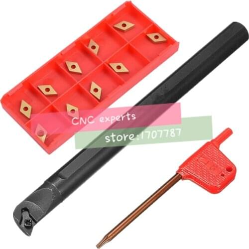 S08K-SDUCR07 S10K-SDUCR07 S12M-SDUCR07 S16Q-SDUCR07 Internal Turning Tool holder+10p DCMT070204 carbide inserts CNC turning tool