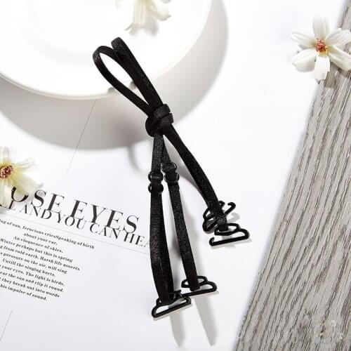 Women Double-shoulder Adjustable Shoulder Strap Pectoral Girdle Underwear Accessories Elastic Bra Strap