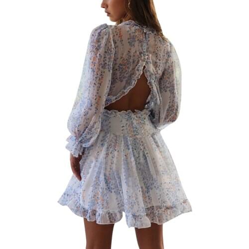 Summer Dress Women Robe Femme High Waist Ruffles Loose Print Dresses Boho Beach Dress For Womens Clothing 2021 Vestido De Mujer