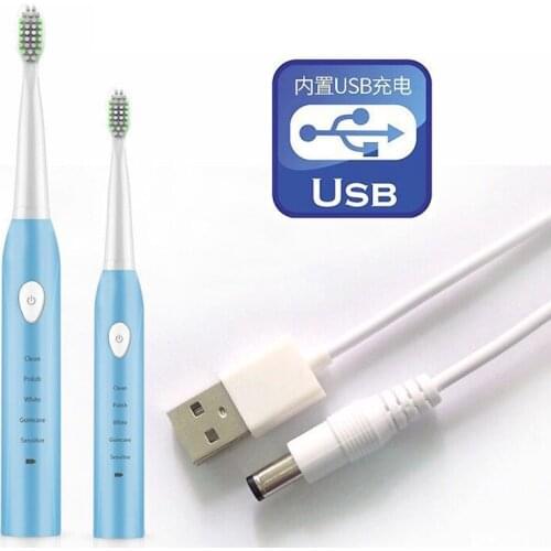 Electric Toothbrush Powerful Ultrasonic Sonic USB Rechargeable Tooth Brush Adult Electronic Washable Whitening Teeth Brush adult