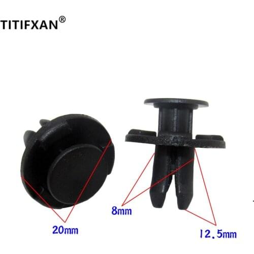 20Pcs/10Pcs Automotive fender wheel arch lined push-in expansion rivets for Mazda CX-4 CX-5 Atenza Axela car fastener clip