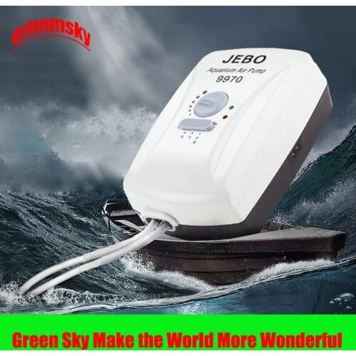 3.5W 2*4L/Min Double Air Outlet Outdoor Fishing Fish Tank Oxygen Increasing Noiseless Aquarium Air Pump