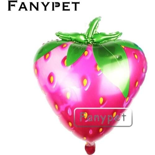 50pcs Strawberry Balloon Cartoon Foil Balloon Birthday Party Wedding Decoration Supplies Kids Classci Toy Balloon