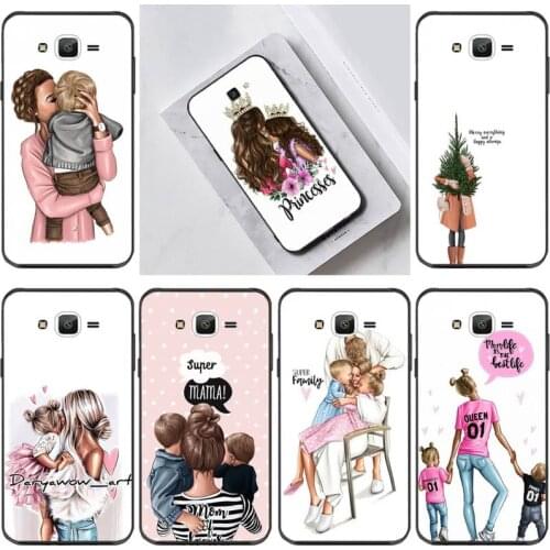 Queen mother baby family Phone Case For Samsung Galaxy J2 J4 J5 J6 J7 J8 2016 2017 2018 Prime Pro plus Neo duo
