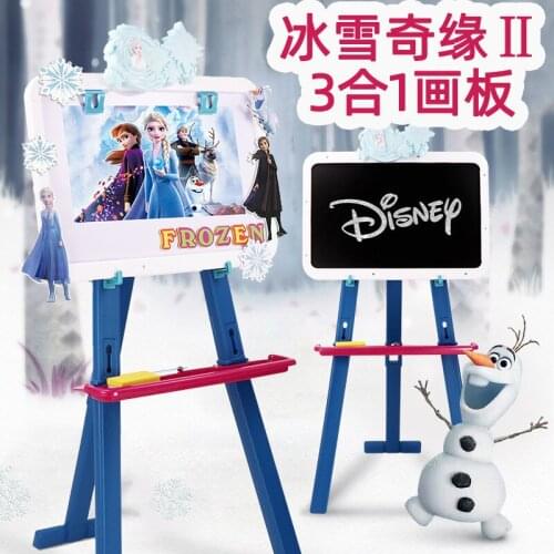 Disney Easel Frozen Childrens Magnetic Drawing Board Writing Board Home Baby Graffiti Small Blackboard School Supplies Gift