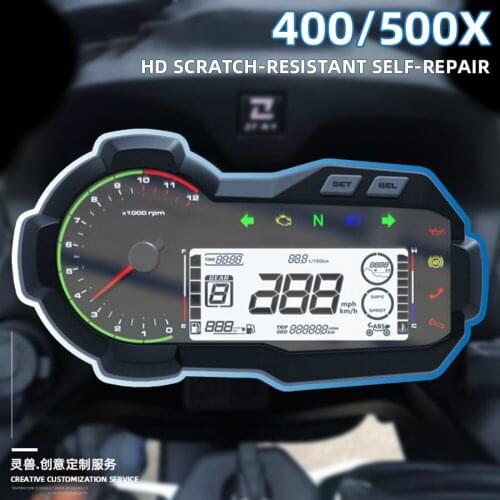 Spirit Beast Motorcycle Instrument Film High Definition Protective Rearview Mirror Nano Coating Film for Colove ZF400GY ZF500GY