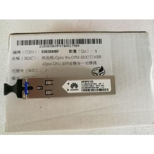HUA WEI MA5626 MA5620 Optical module HPSP2120 TX1310nm/RX1490nm Fiber Optic Modules for1.25G 20KM GPON ONU SC port Free shipping