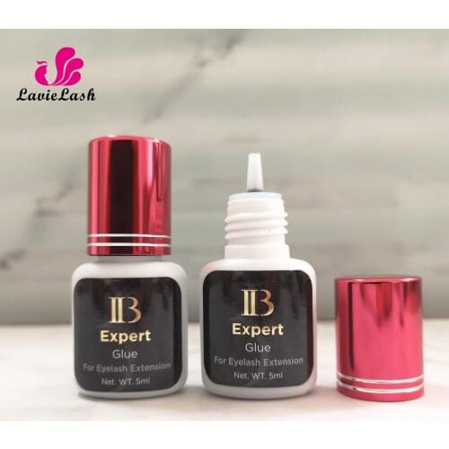 10 bottles original korea IB Expert Glue 1s Fast Drying Strong False Eye Lash Extension Glue 5-6 W Eyelash Extension soft Glue