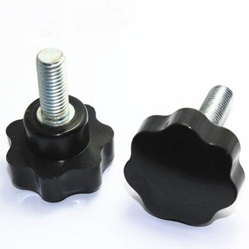 M5 M6 M8 M10 M12 Bakelite Star Type Plastic Head Handle Screw Wood Plum Bolt M8x30mm 5Pcs