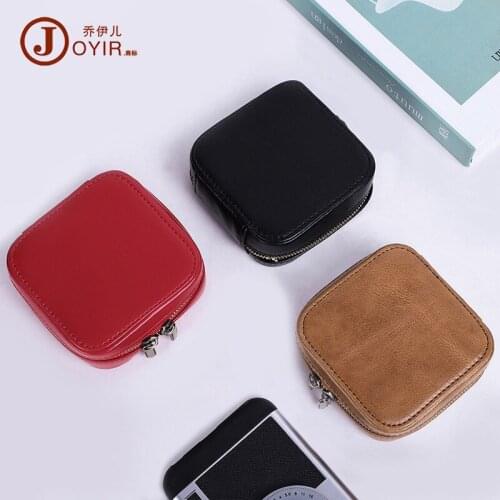 Mini Leather Storage Box Retro First Layer Cowhide Multifunctional Coin Box Jewelry Jade Jewelry Storage Box