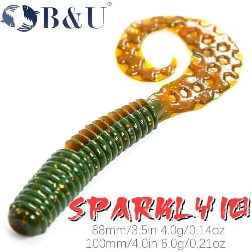 B&U 88mm 100mm Soft Fishing Lures Swimbait Catfish Fishing Tackle Wobblers For Pike And Bass Rubber Bait Softbaits