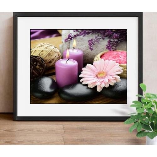 Nabi Diamond Paintng Flowers 5D Diy Mosaic Picture Rhinestone Full Square /Round Diamond Embroidery Sets Home Decor