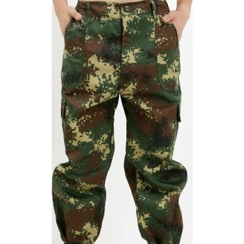 New 2017 Outdoor loose Camouflage trousers Mens sports Students military training pants cargo Hiking Camping clmbing Pants Men