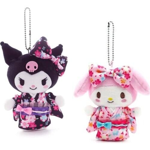 New Kawaii Anime Kimono Bunny Rabbit Cat Dog Plush Kids Stuffed Toys Children Gifts