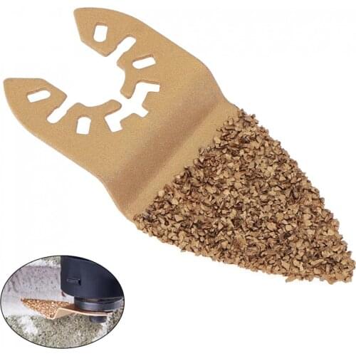 34mm Gold Cemented Carbide Finger Shape Saw Blade Power Tool Accessories Fit for Wood Cutting / Sheet Grinding / PVC Cutting