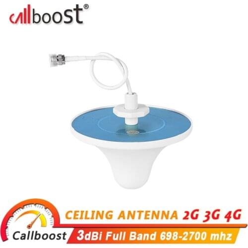 Callboost omni antenna 4g ceiling antenna for mobile signal booster gsm 2g 3g 4g cellular amplifier internet indoor 698-2700 mhz
