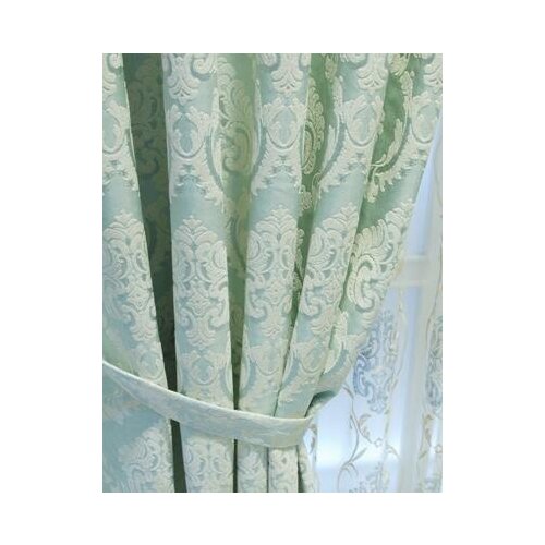 Luxurious curtains living room bedroom finished products custom made fresh garden embroidered curtains