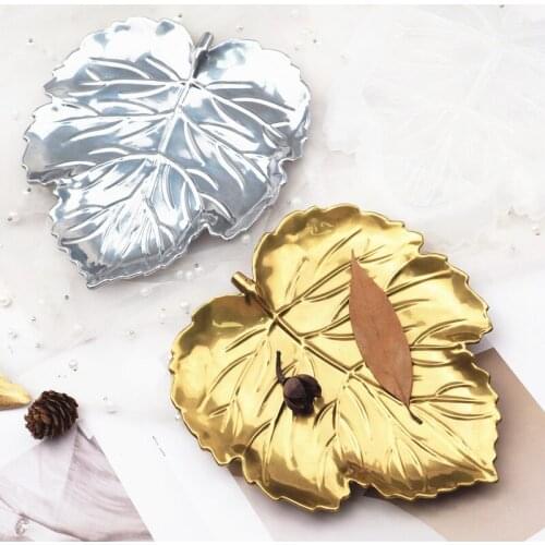 New MapLe Leaves Ashtray Resin Silicone Mold Irregular Round Ashtray Resin Casting Molds Jewelry Tray Dish Resin Molds Tools