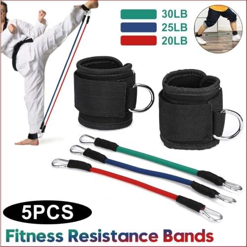Explosive Power Trainer Leg Taekwondo Kick Training Pull Rope Elastic Rope Resistance Band For Basketball Boxing Fitness