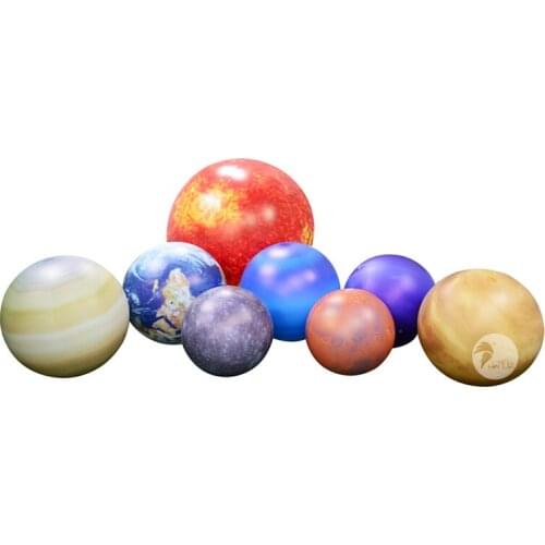 Eight Planets Of The Solar System Balloon, Moon, Sun, Earth, Jupiter, Saturn, Uranus, Venus, Neptune