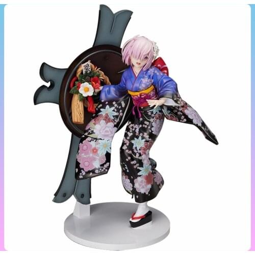Japan Anime Fate/stay night Anime Figures Mash kimono kawaii PVC Model toys Fate/Zero FGO series Collection Fate/Grand Order