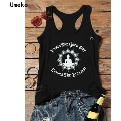 Umeko Fashion 2020 Camisole Tank Tops Womens Print Tops Tee Shirt Female Casual Loose O-Neck Sexy Plus Size Sleeveless Ladies