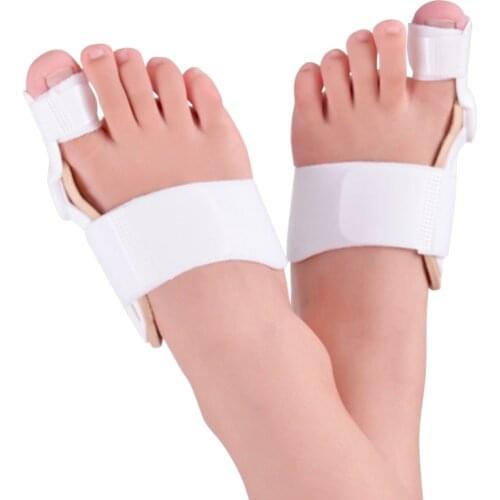 2 PCS Toe Separator 24 Hours Bunion Orthotics Pedicure Hallux Valgus Corrector Pro Orthopedic Adjustable Big Toe Feet