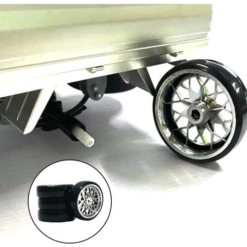 4pcs Plastic Tires Tyre Hubs for Wltoys D12 D16 RC Car Buggy Off-Road Car Truck Replacement Spare Parts Accessory Upgrade