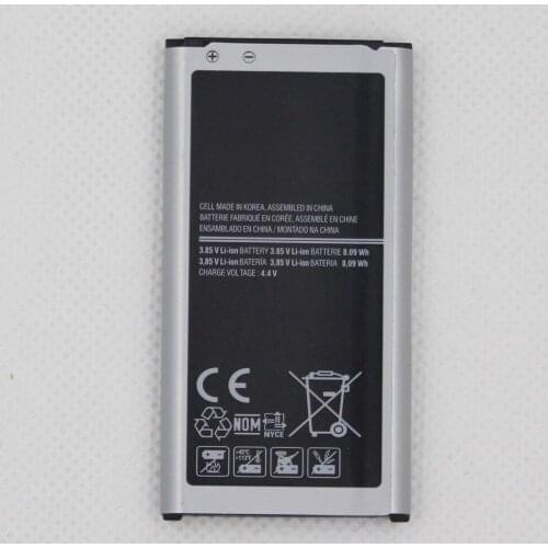 5pcs/lot S5 MINI 2100mAh EB-BG800BBE Battery for Samsung GALAXY S5 mini battery G870 SM-G800F SM-G800H phone Battery
