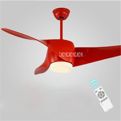 52 Inch Variable Frequency Ceiling Fan Modern Fashion European Living Room LED Fan Light 110-240V 15-75W