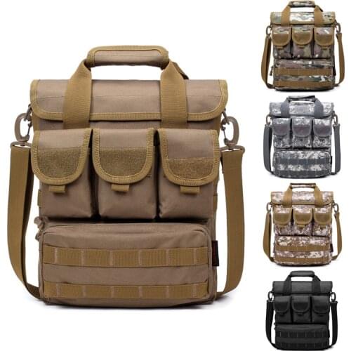 800D Shoulder Bag Camping Hiking Travel Mountaineering Accessories Crossbody Bag MOLLE Military Tactical Handbag Messenger Bag